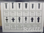 192pcs Auto Push Retainer Kit for Universal Vehicles (All Years)