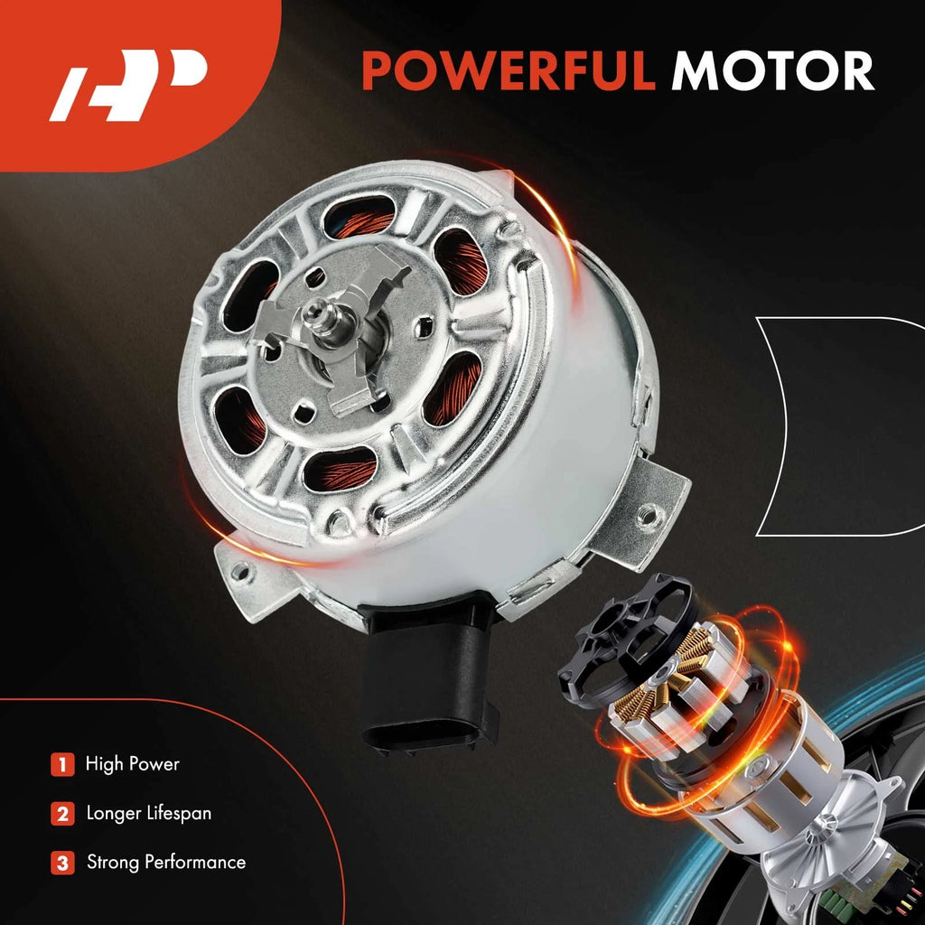 Engine Cooling Fan Motor for Chevrolet Silverado 1500 Tahoe GMC Yukon (2007–2014)