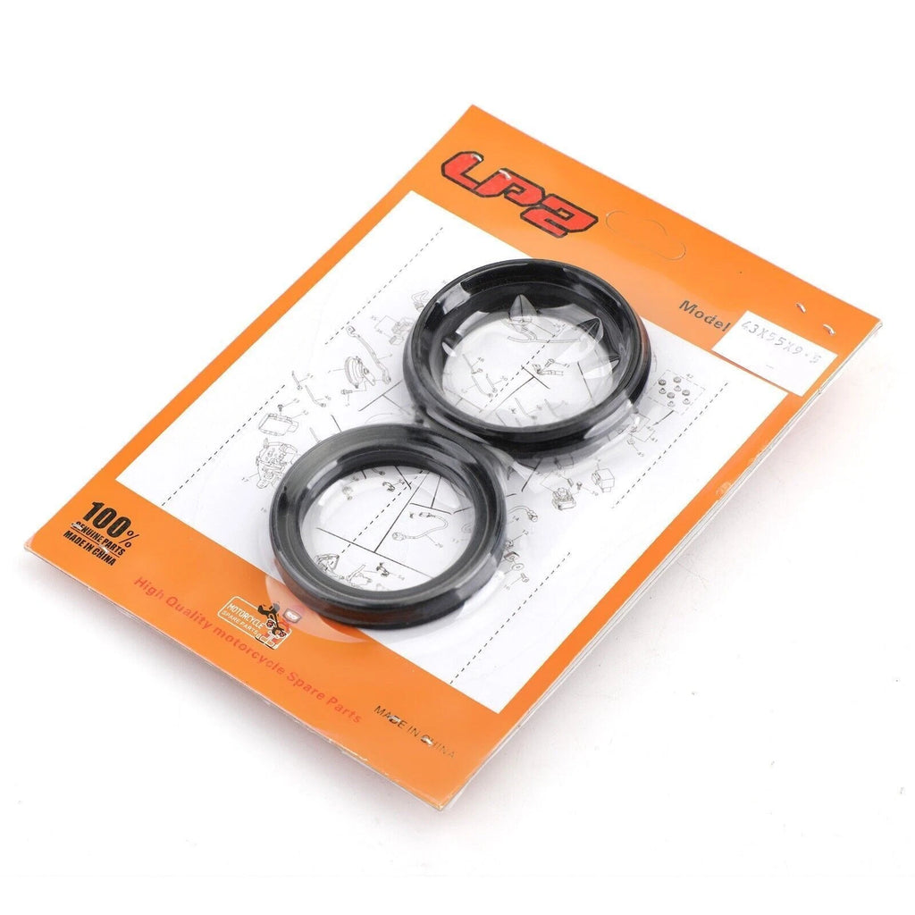 Fork Oil Dust Seal Kit for Kawasaki KX125 KX250 KX500 ZR1100 ZRX1100 ZRX1200