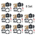 Set of 8 Carburetor Diaphragm Kit for STIHL MS380 MS381 038 066 BING 48