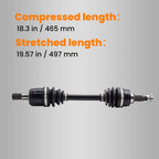 2X Front CV Joint Axle Shaft for Honda FourTrax 300 (1988–2000)