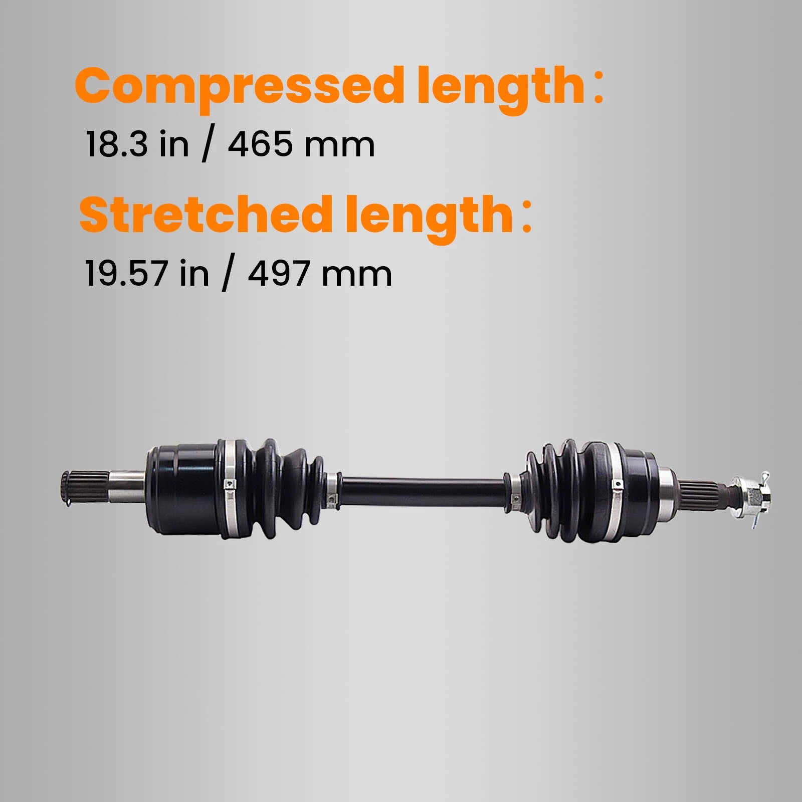 2X Front CV Joint Axle Shaft for Honda FourTrax 300 (1988–2000)