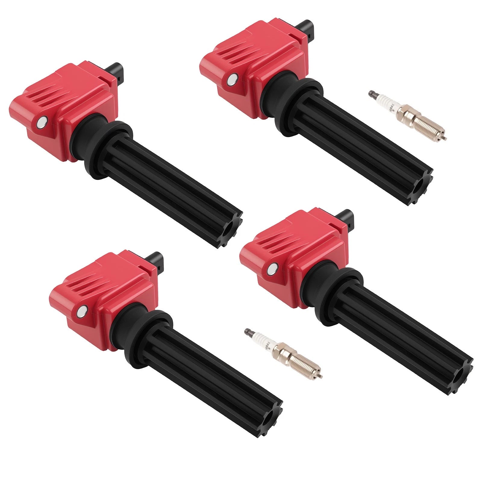 Ignition Coil Pack & Iridium Spark Plug Kit for Lincoln MKT (2013–2016)