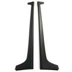 Pair Matte Black Side Skirts for Toyota Corolla 4-Dr Sedan (2014–2019)