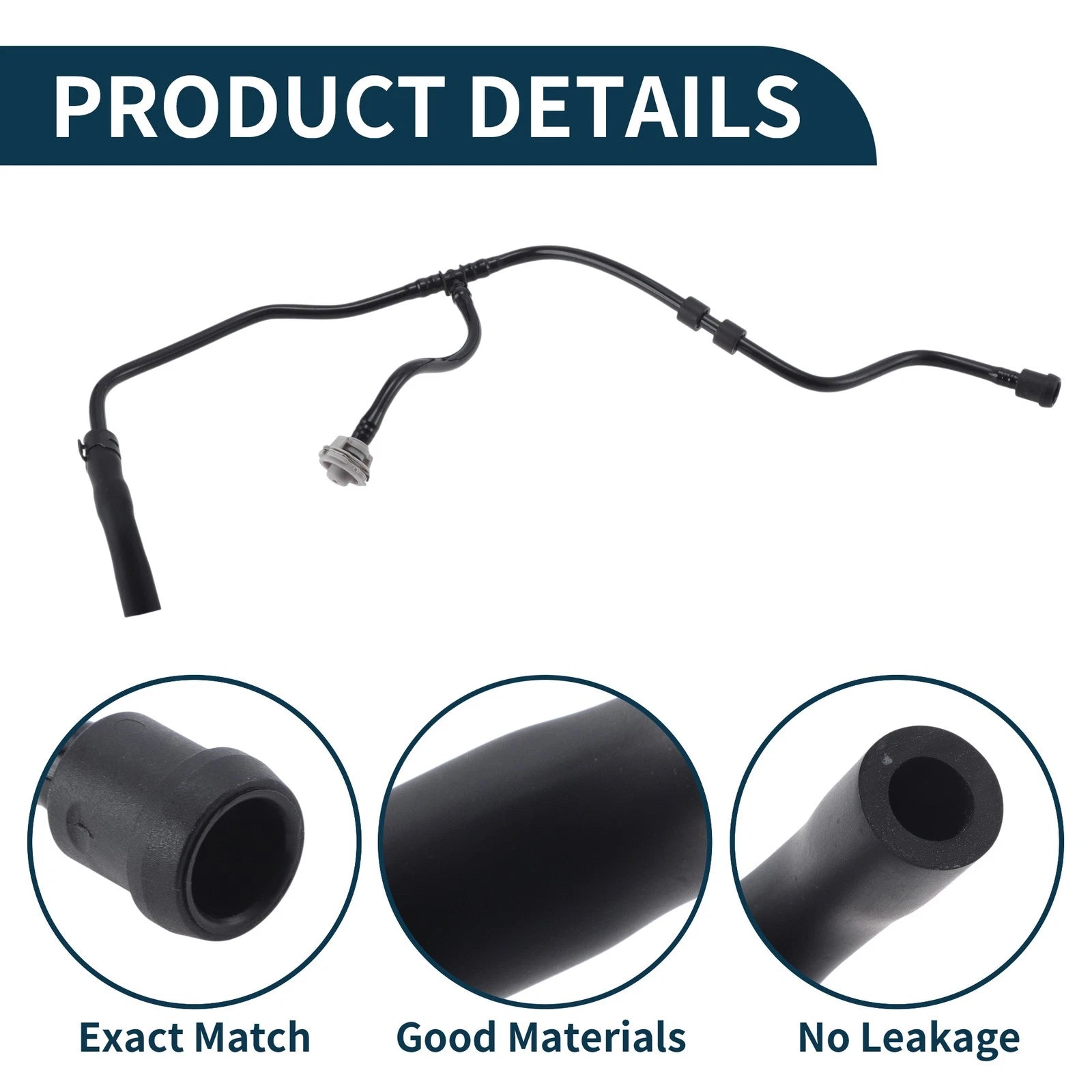 Radiator Hose for Audi Q5 2.0L (2018–2024) No. 80D121081B Plastic
