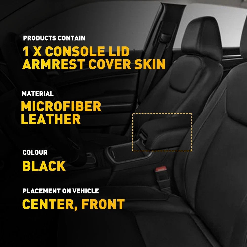 Center Console Lid Armrest Leather Cover for Chrysler 300 (2011–2022)