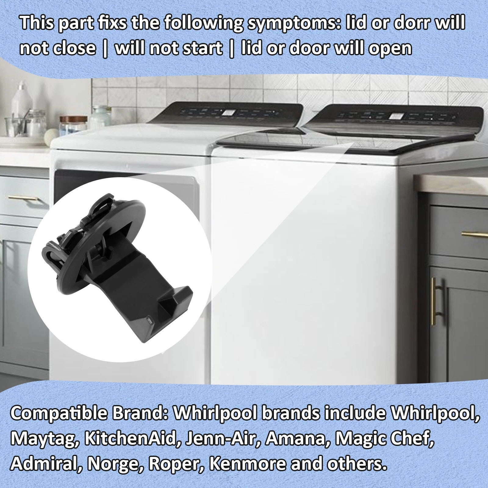 Door Strike for Whirlpool Maytag (#W11457841)