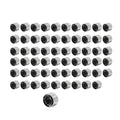60 x Chrome Engine Bolt Caps Covers for Harley Evolution Engines (1984-1999)