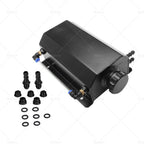 2L Coolant Radiator Overflow Tank for Universal Vehicles (Aluminum Black)
