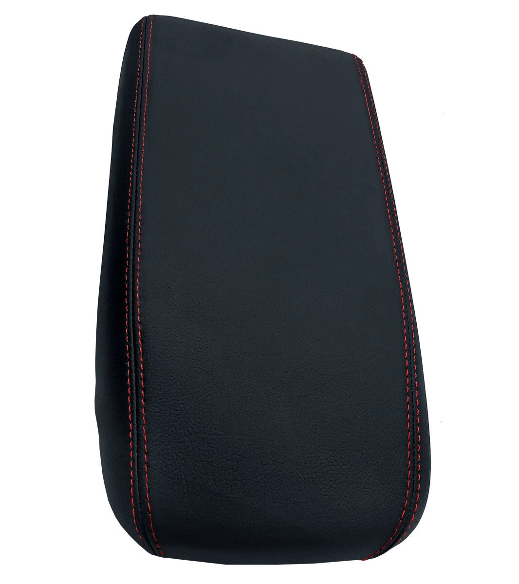 Leather Console Lid Armrest Cover for Nissan Skyline (1993–1998) Red Stitch