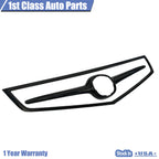 2X Front Bumper Grille Carbon Fiber Trim for Acura TSX (2006–2008)