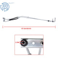 Set of 2 Transmission Oil Cooler Lines for Chevrolet Malibu Pontiac G6 (2004–2012)