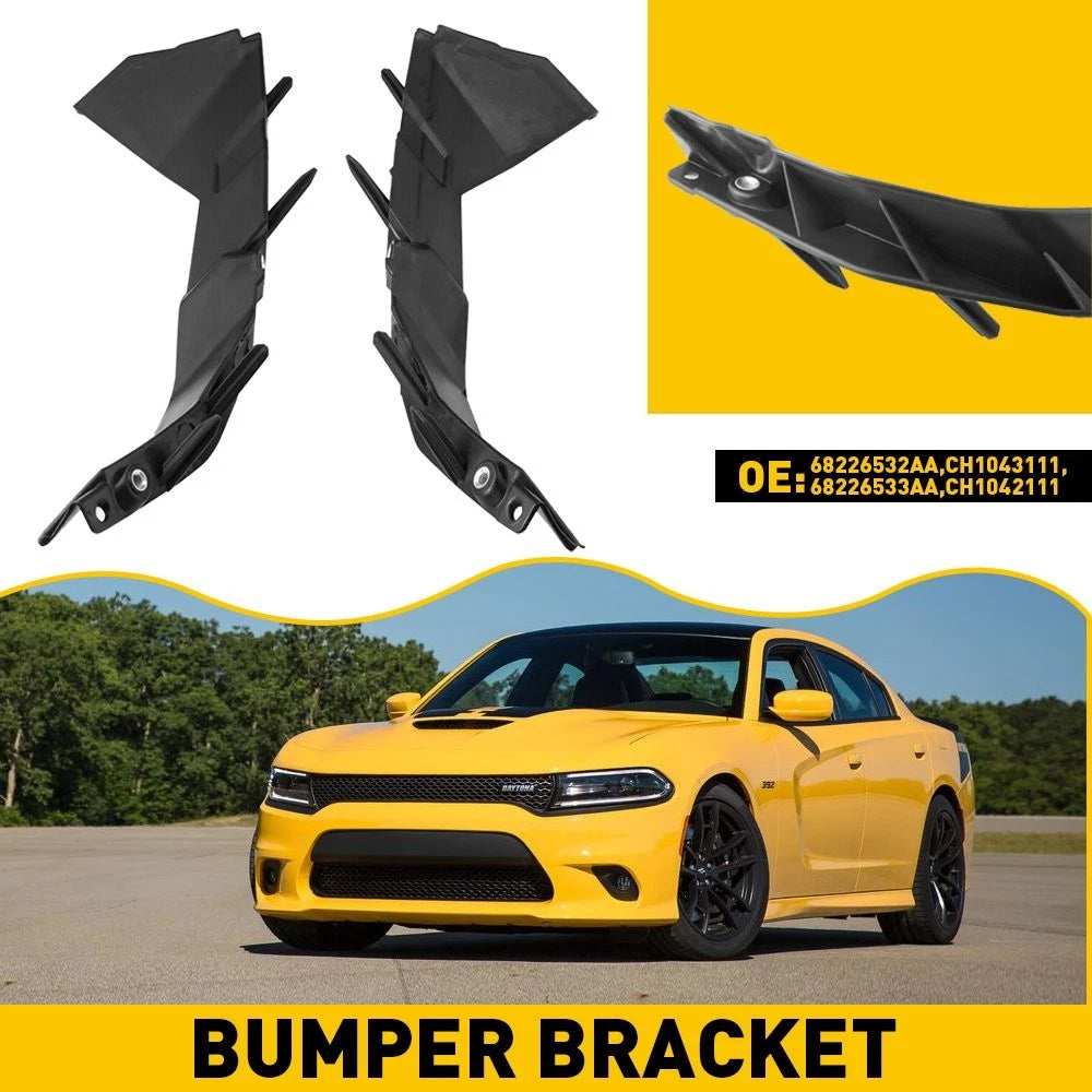 Set of 2 Bumper Brackets for Dodge Charger (2015–2021)