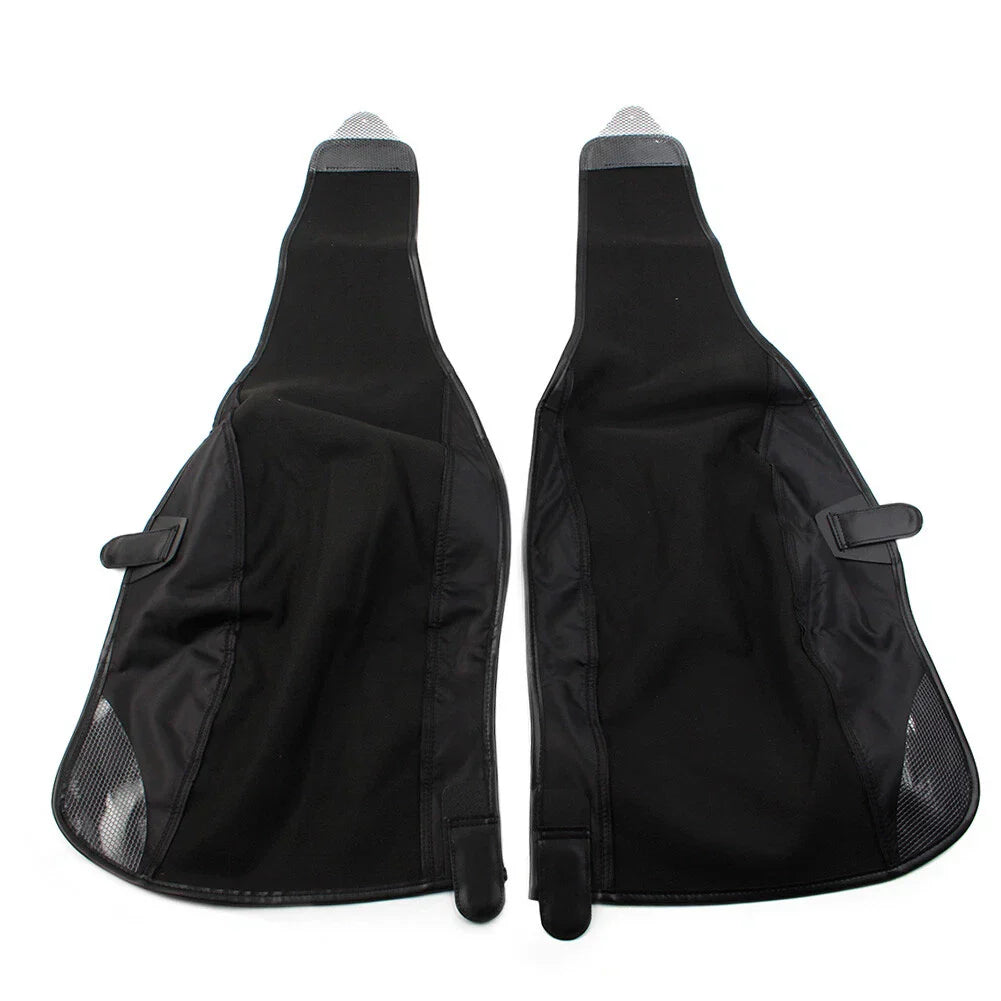 Black PU Leather Rear Trike Fender Bra for Harley Tri Glide Ultra Classic (2009-2023)