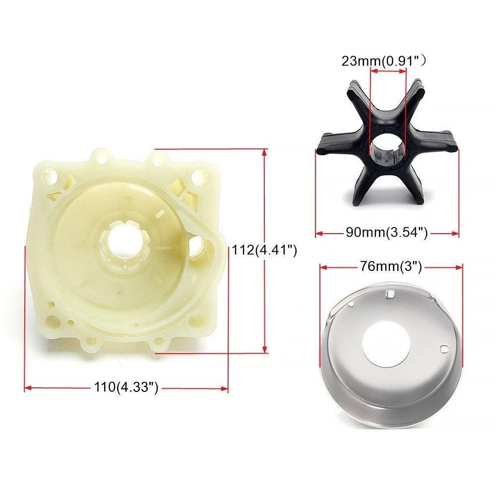 Water Pump Impeller Kit for Yamaha Outboard 150-300 HP