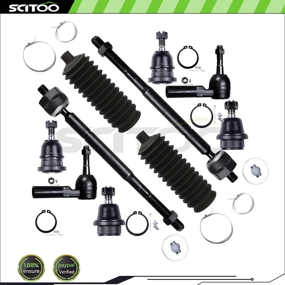 12-Piece Front Steering Tie Rod End for Honda Civic del Sol (1993–1997)