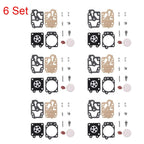 Set of 6 Carburetor Kits for Honda CG260 CG330 Walbro 43CC 52CC