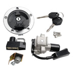 Ignition Switch Fuel Cap Helmet Seat Lock Set for Kawasaki Z125 Pro (2017–2023)