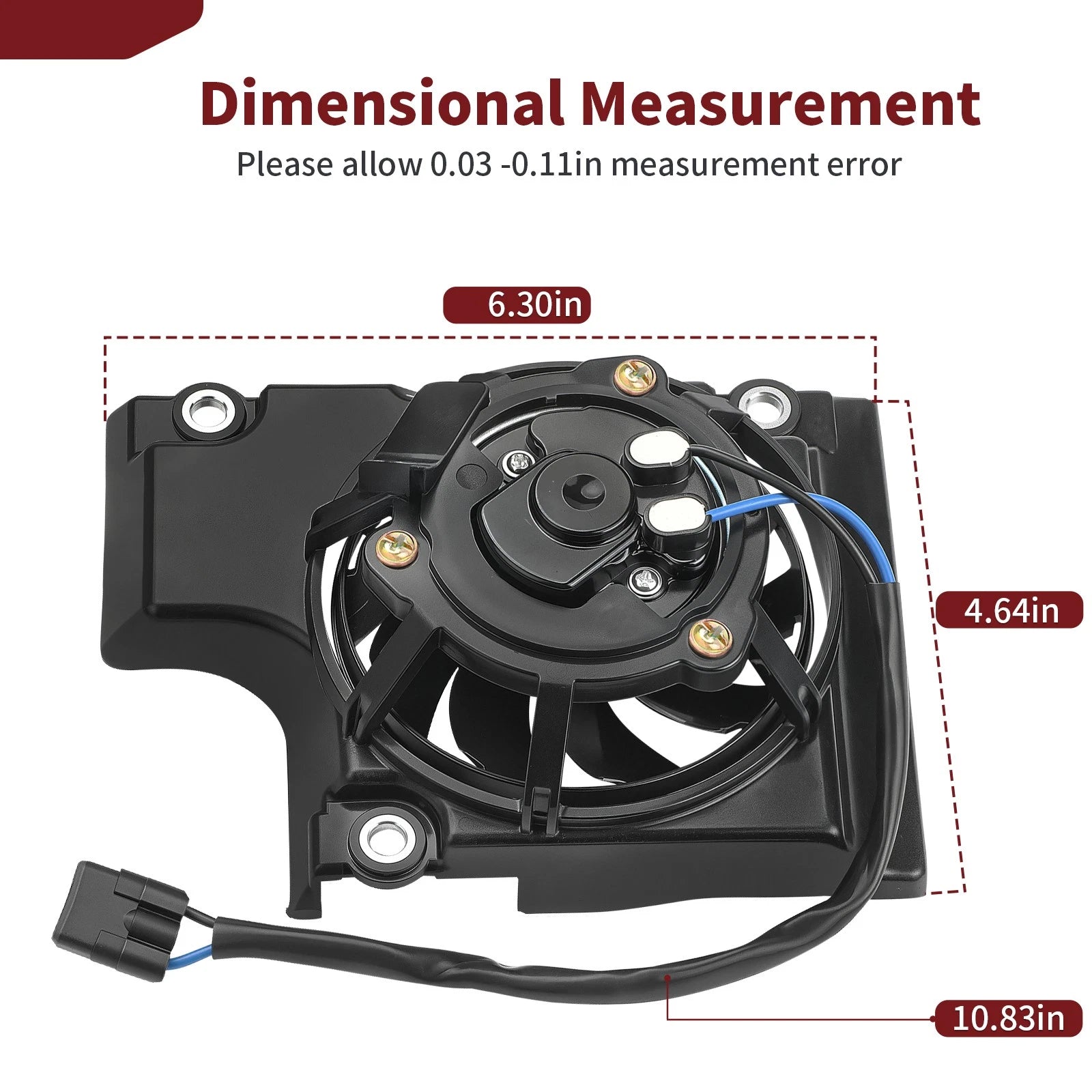 Radiator Fan Kit for Yamaha YZ250FX WR250F (2020-2024)