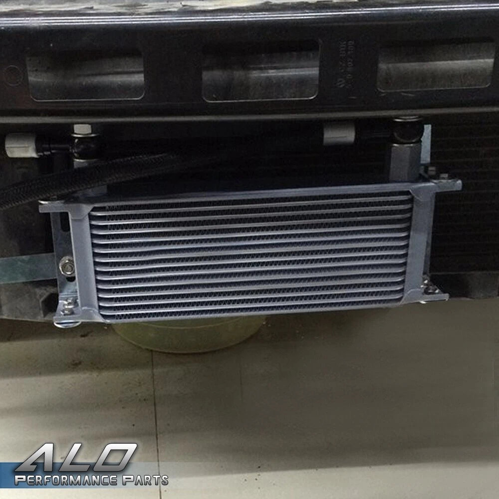 19 Row 10AN Aluminum Engine Oil Cooler Kit for Universal Applications
