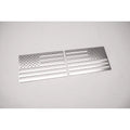 2pc Polished Stainless Steel Flag Emblems - American Car Craft