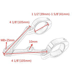 Front Headlight Turn Light Mount Holder Bracket for Motorcycle 39/41mm Fork