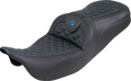 SADDLEMEN RoadSofa Tri Gripper Seat for Harley Davidson (2014–2023)