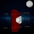 Tail Brake Lights for Toyota Tundra (2014–2021) - Dark Red Lens