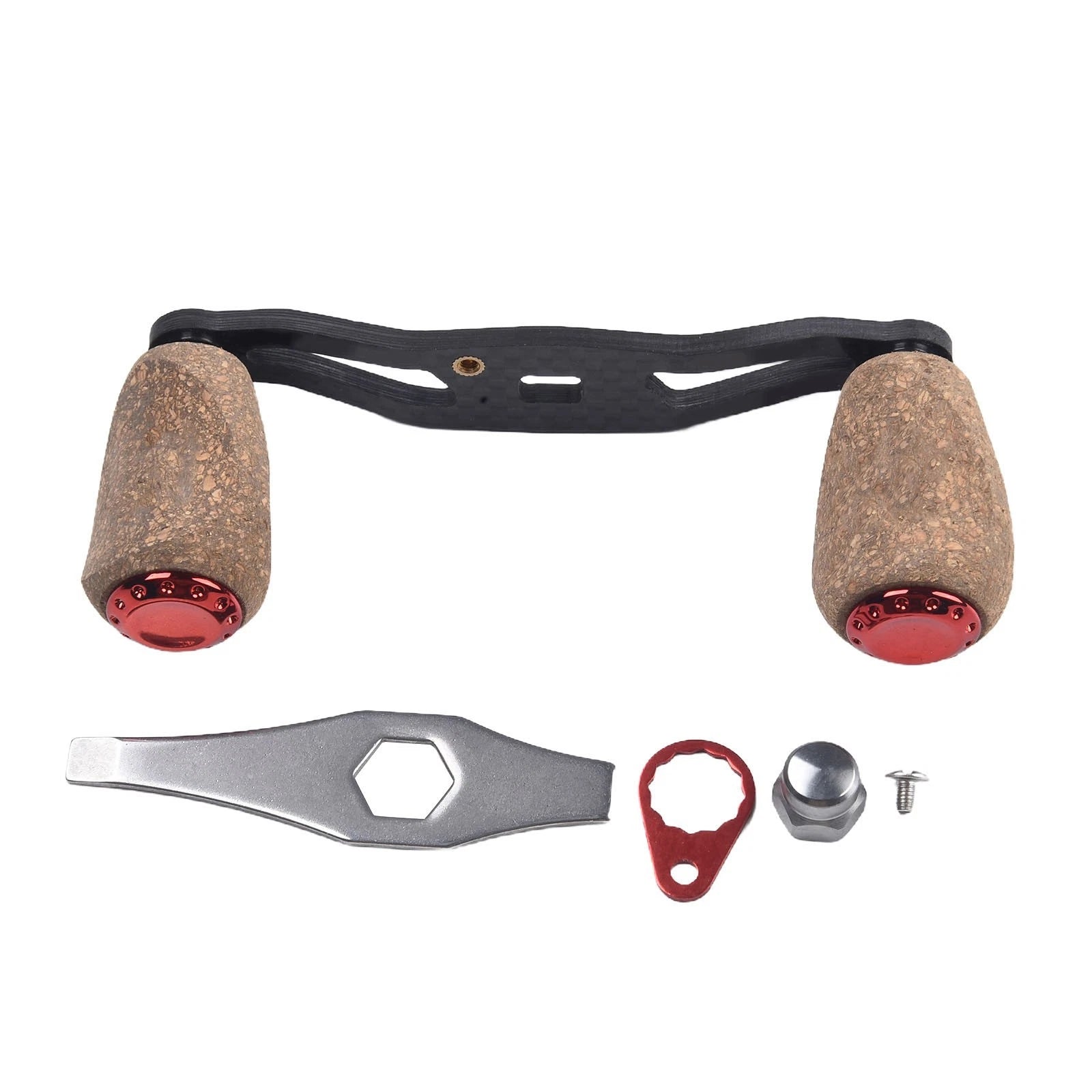 Fishing Reel Handle for Baitcasting Fishing Tools (Carbon Fiber)