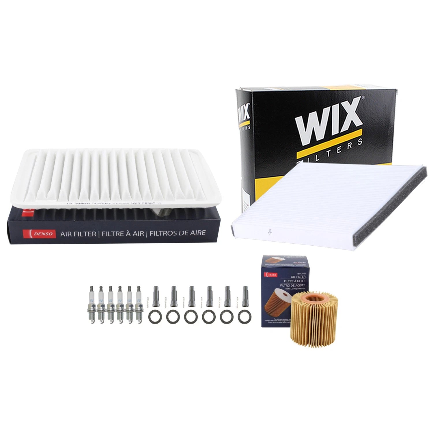 Tune Up Kit with 6 NGK Spark Plugs & Boots for RX350 Sienna (2006–2021)