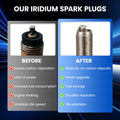 Set of 8 Iridium Spark Plugs for Cadillac CTS/Escalade/ESV/EXT (2003–2019)