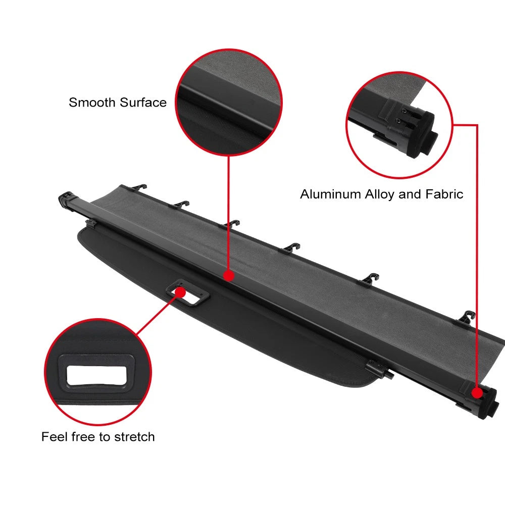 Retractable Rear Cargo Security Trunk Cover for Volvo XC90 (2006–2013)