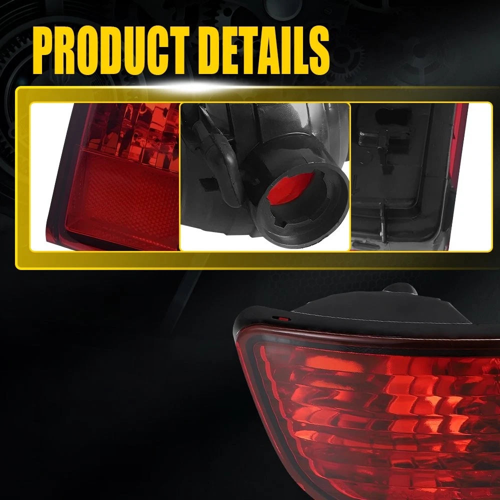 Set of 2 Rear Bumper Reflectors for Toyota 4Runner (2003â2005)