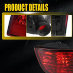 Set of 2 Rear Bumper Reflectors for Toyota 4Runner (2003â2005)