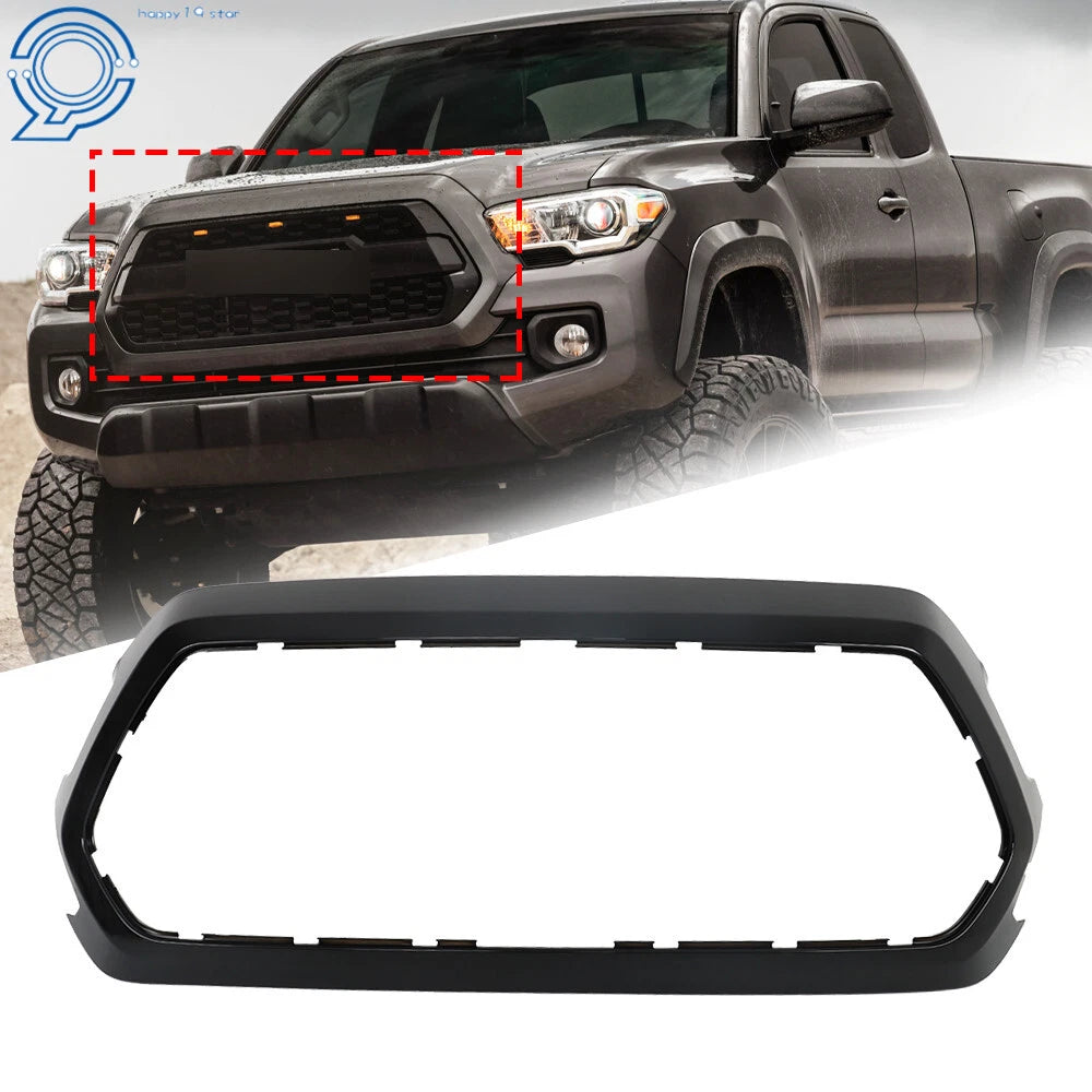Front Grill Outer Shell for Toyota Tacoma (2016–2022) Gloss Black