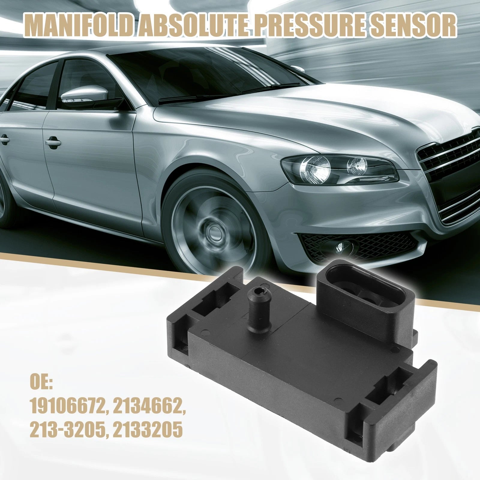 Manifold Absolute Pressure Sensor 19106672 213-3205 for Chevy Jeep 