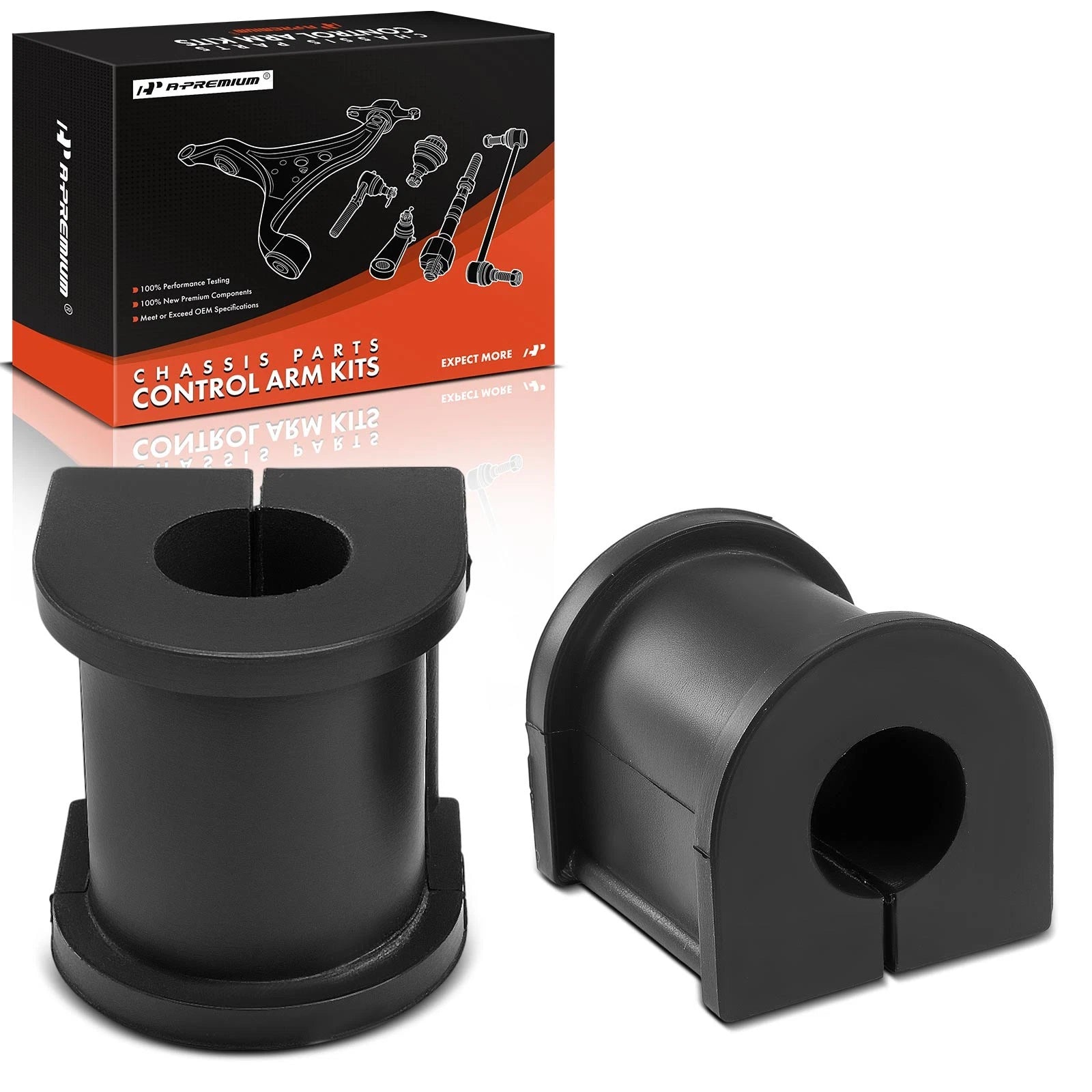 2X Front Sway Bar Bushings for Mitsubishi Eclipse (2006–2010)