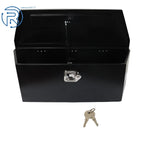 Truck Tongue Tool Box for Flatbed Trailers (35" x 12.2" x 11.8") Black