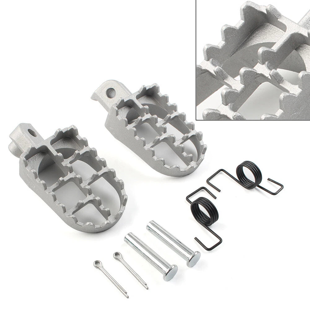 2X CNC Wide Foot Pegs for Universal Motorcycle (Racing)