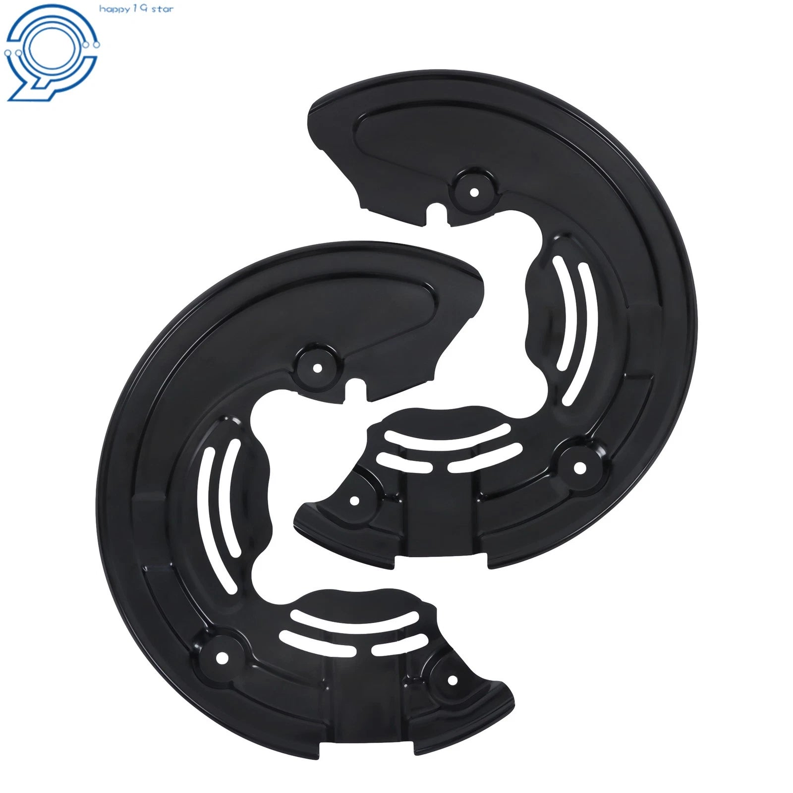 Pair Front Brake Dust Shields for Ford F-150, Lincoln (2007-2018)