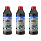 Set of 3 Liqui Moly 1L Fully Synthetic Hypoid Gear Oil GL5 SAE 75W-140 for Cars