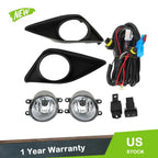 Fog Lights for Toyota Corolla (2009–2010) Halogen Left+Right Side