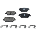 Set of 4 Ceramic Brake Pads for Hyundai Sonata (2009–2015)
