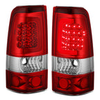 LED C-Tube Tail Brake Light Lamps for Silverado Sierra 1500 2500 (1999–2003)
