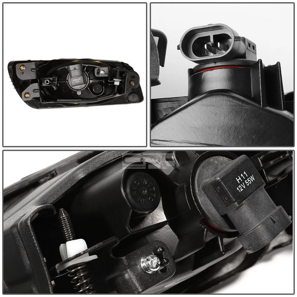 Fog Light Lamp Pair with Bezel and Switch Kit for Honda Civic 2012