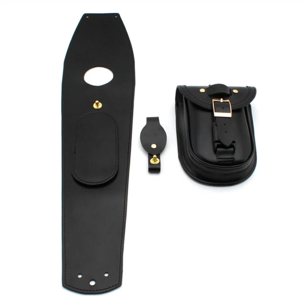 Motorcycle PU Black Detachable Tank Panel Bag for BMW R18 Classic (2020-2023)
