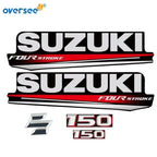 Top Cowling Sticker Kit for Suzuki 4 Stroke 150HP (1999–2023)