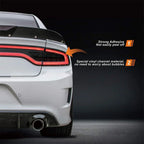 Smoked Rear Tail Light Overlays for Dodge Charger (2015-2023)