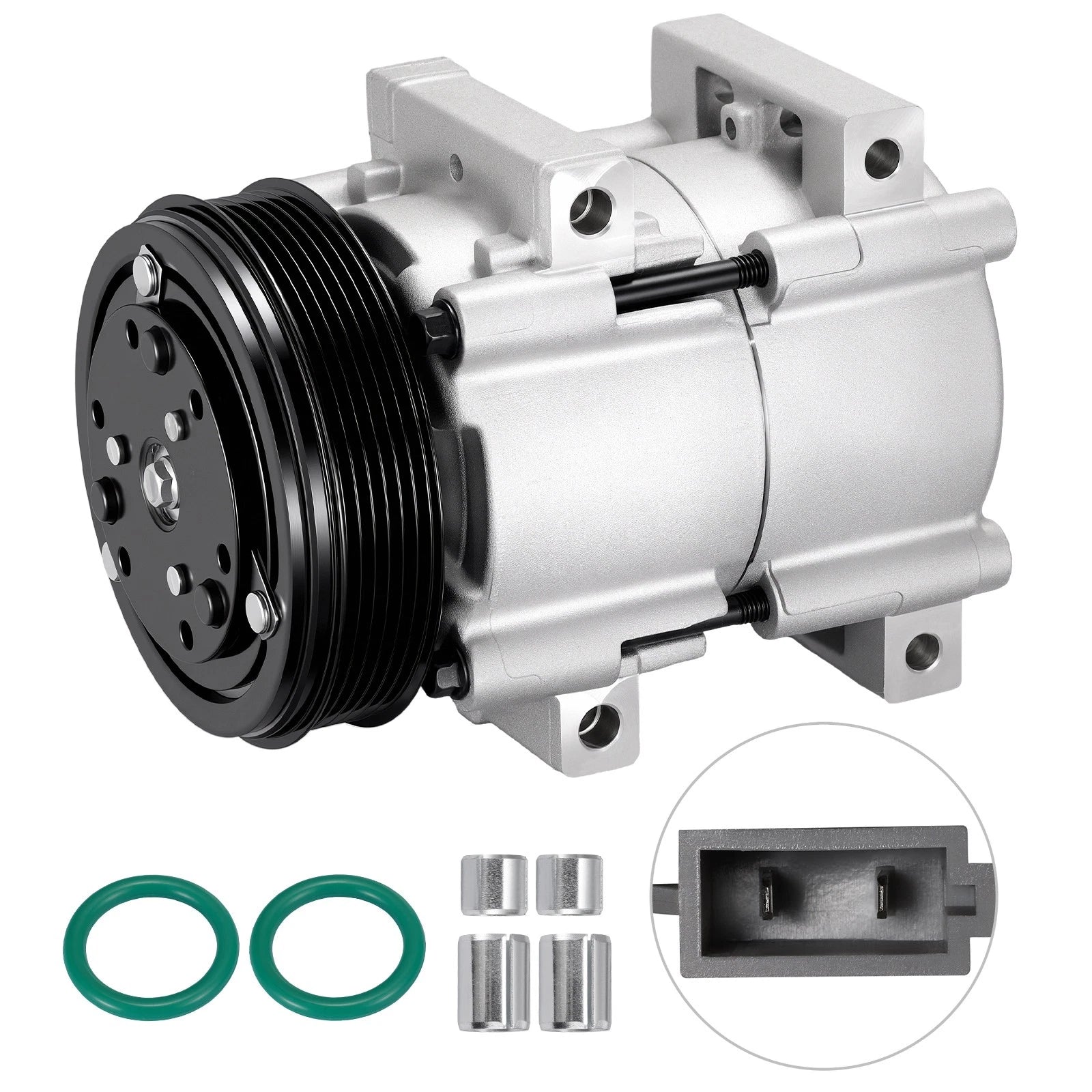 A/C Compressor w/ FS10 Clutch for Ford F-350 (1990–1995) CO 101200C