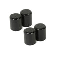 4X Black Docking Hardware Point Cover Kit for Harley Road Glide (2014–2023)
